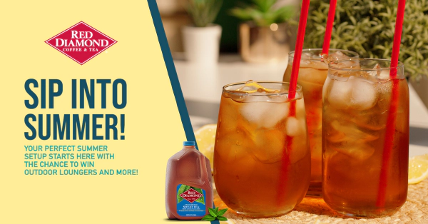 Red Diamond Tea Sip Into Summer Sweepstakes