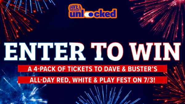 Red, White & Play Fest at Dave & Buster's