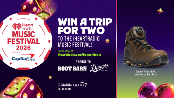 WIN A TRIP FOR TWO TO iHEARTRADIO MUSIC FESTIVAL THANKS TO DANNER BOOTS