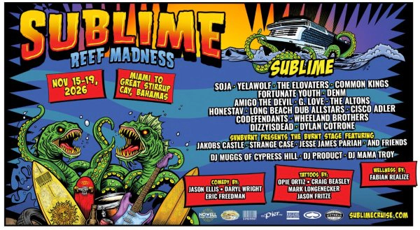 Set Sail Sublime’s Reef Madness Cruise!