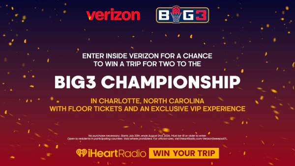 Enter For Your Chance to Win to the BIG3 Championship from Verizon