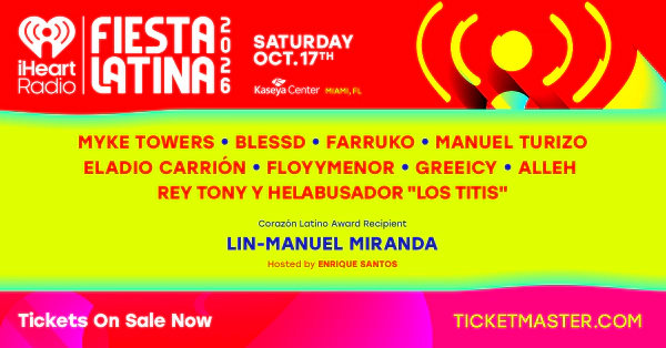 Win A Trip To Our 2026 iHeartRadio Fiesta Latina!