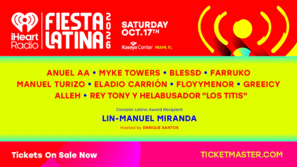 Win A Trip To Our 2026 iHeartRadio Fiesta Latina!
