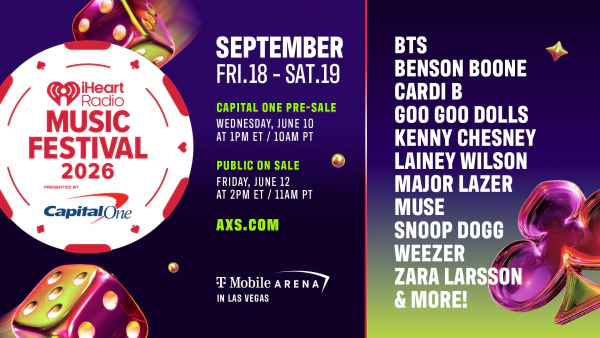 Une Femme & iHeartRadio Music Festival: Enter for a Chance to Win the Ultimate Hands-In-The-Air Weekend in Vegas!