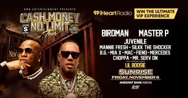 iHeartRadio x Cash Money & No Limit – VIP Takeover Sweepstakes
