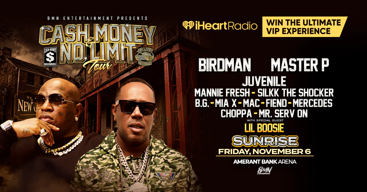 iHeartRadio x Cash Money & No Limit – VIP Takeover Sweepstakes