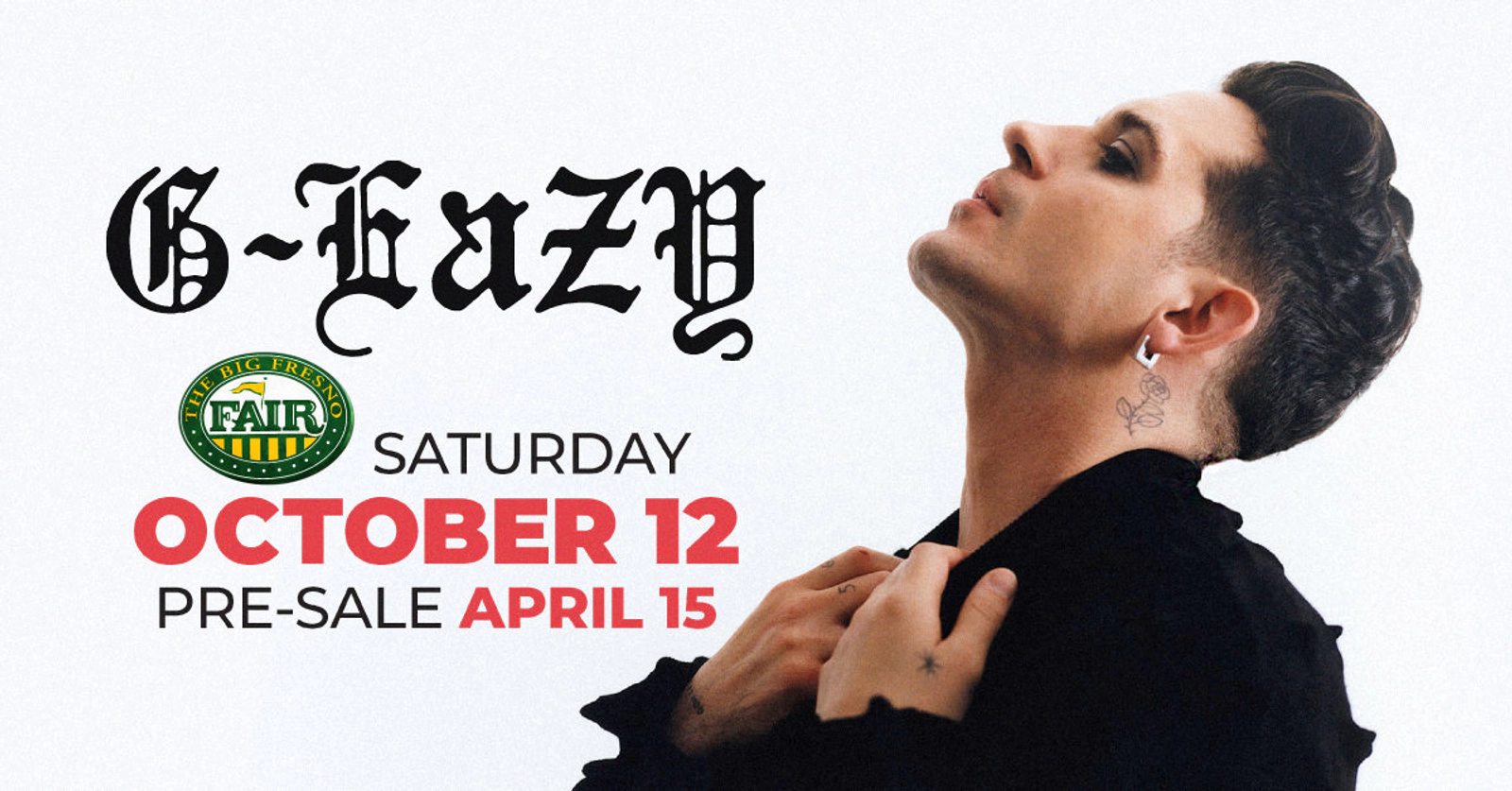 Win Tickets to see GEazy at the Big Fresno Fair 2024! B95 B95