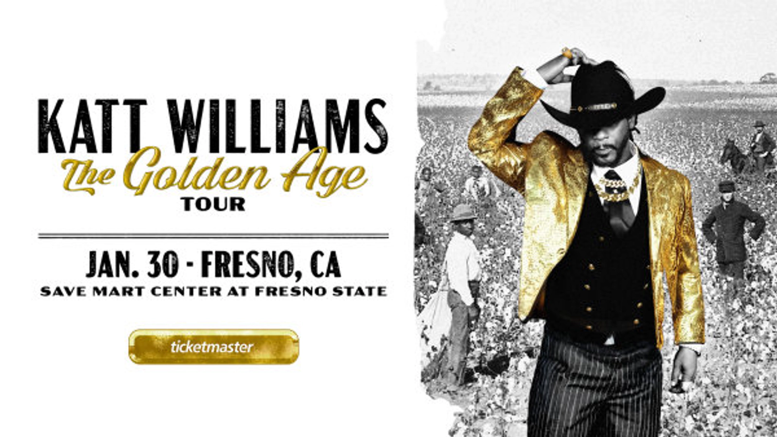 Katt Williams: The Golden Age Tour is coming to The Save Mart Center - Jan. 30th!