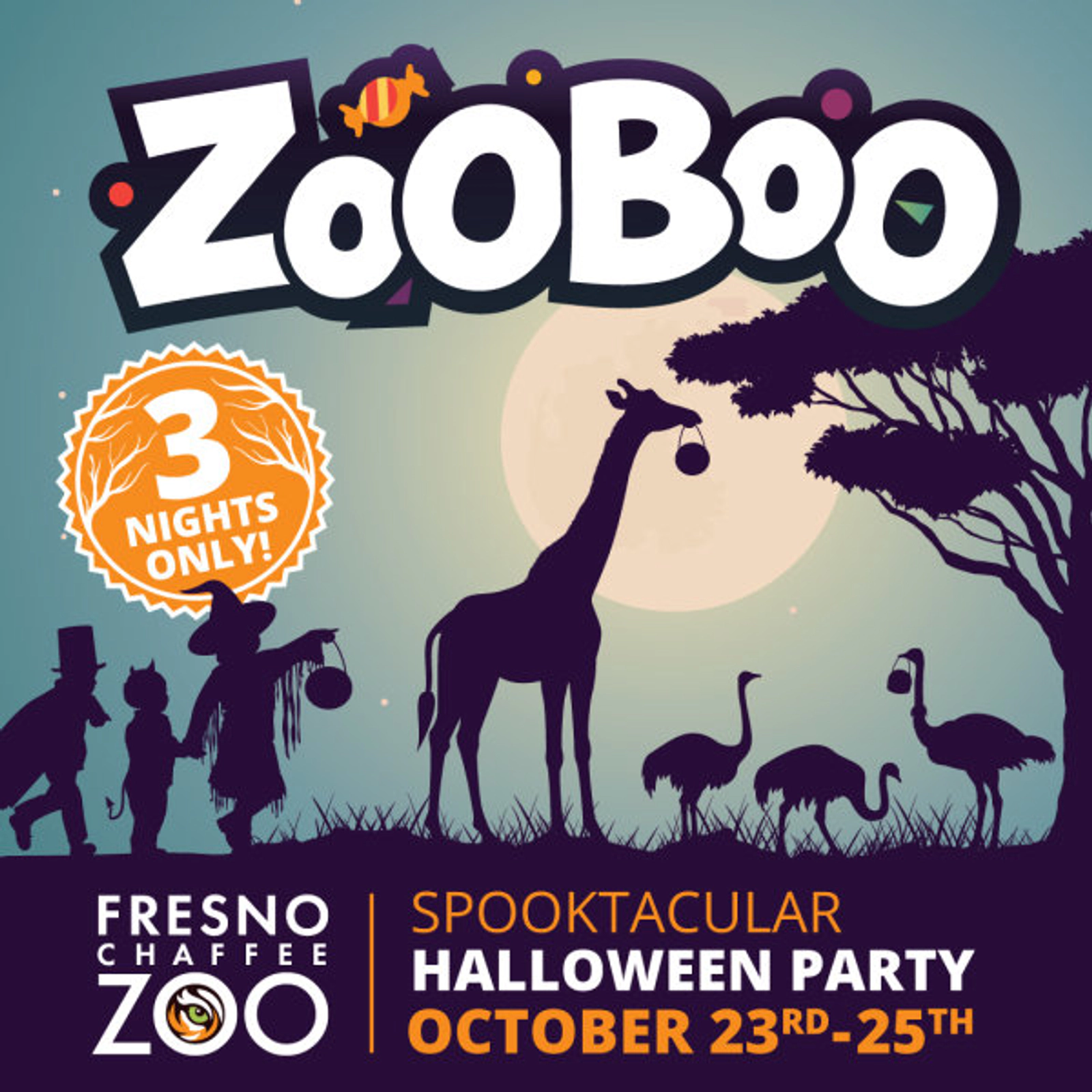 Enter for a chance to win tickets to ZooBoo at the Fresno Chaffee Zoo!!