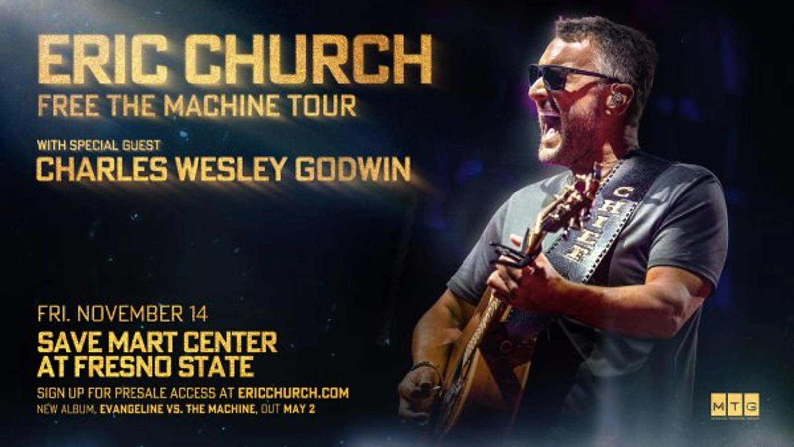 Enter to win tickets to Eric Church at The Save Mart Center!!