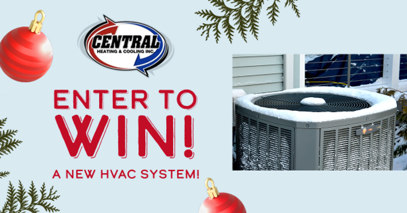 Central Heating & Cooling inc HVAC System Giveaway