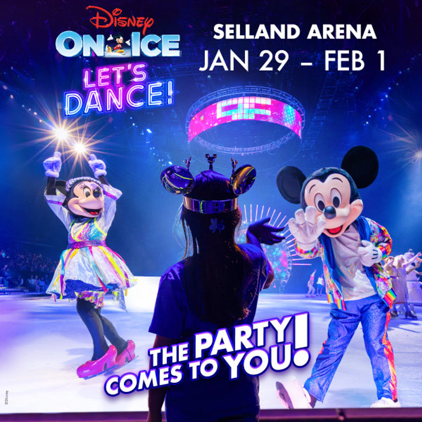 We Have Your Tickets to DISNEY ON ICE "Let's Dance" at the Selland Arena on Jan. 29th!