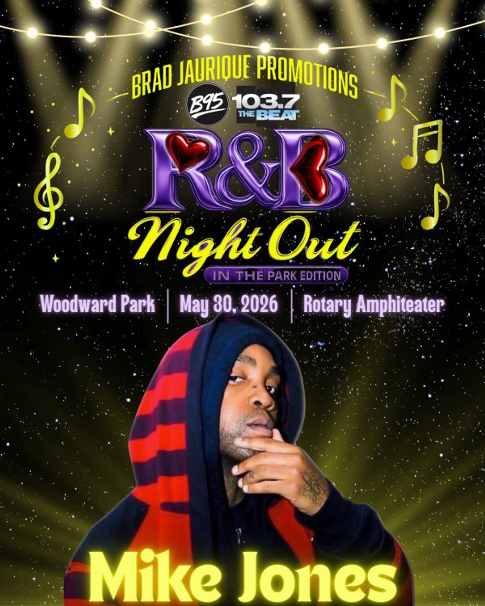 R&B Night at Woodward Park Mikes Jones and more to come!