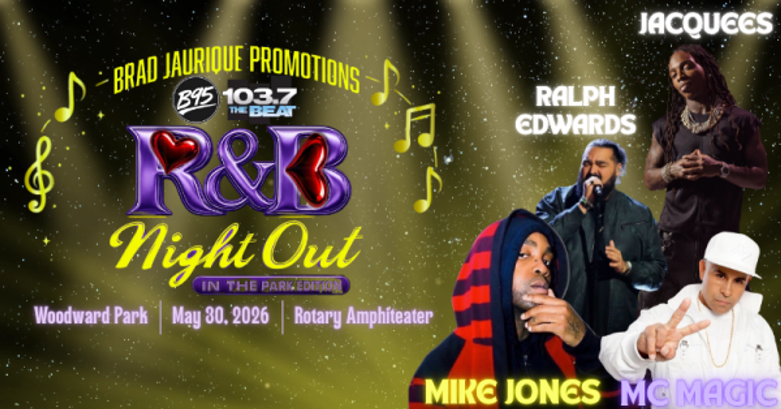 R&B Night at Woodward Park Mikes Jones and more to come!