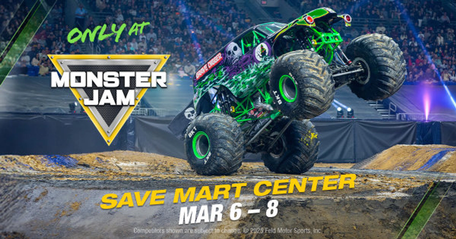 Enter below for a chance to win tickets to Monster Jam tickets and Pit Passes!!