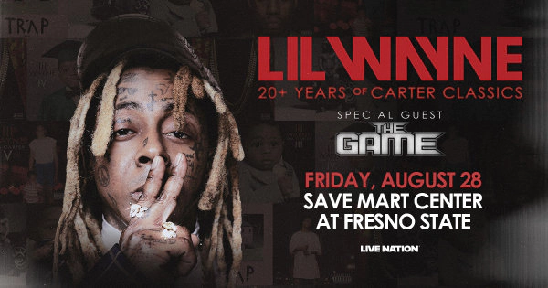 Enter for a chance to win tickets to LIL Wayne at the Save Mart Center!!