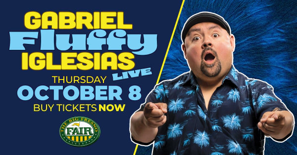 Gabriel Iglesias Returns to the Big Fresno Fair on Oct. 8th - Want to Win Tickets?!