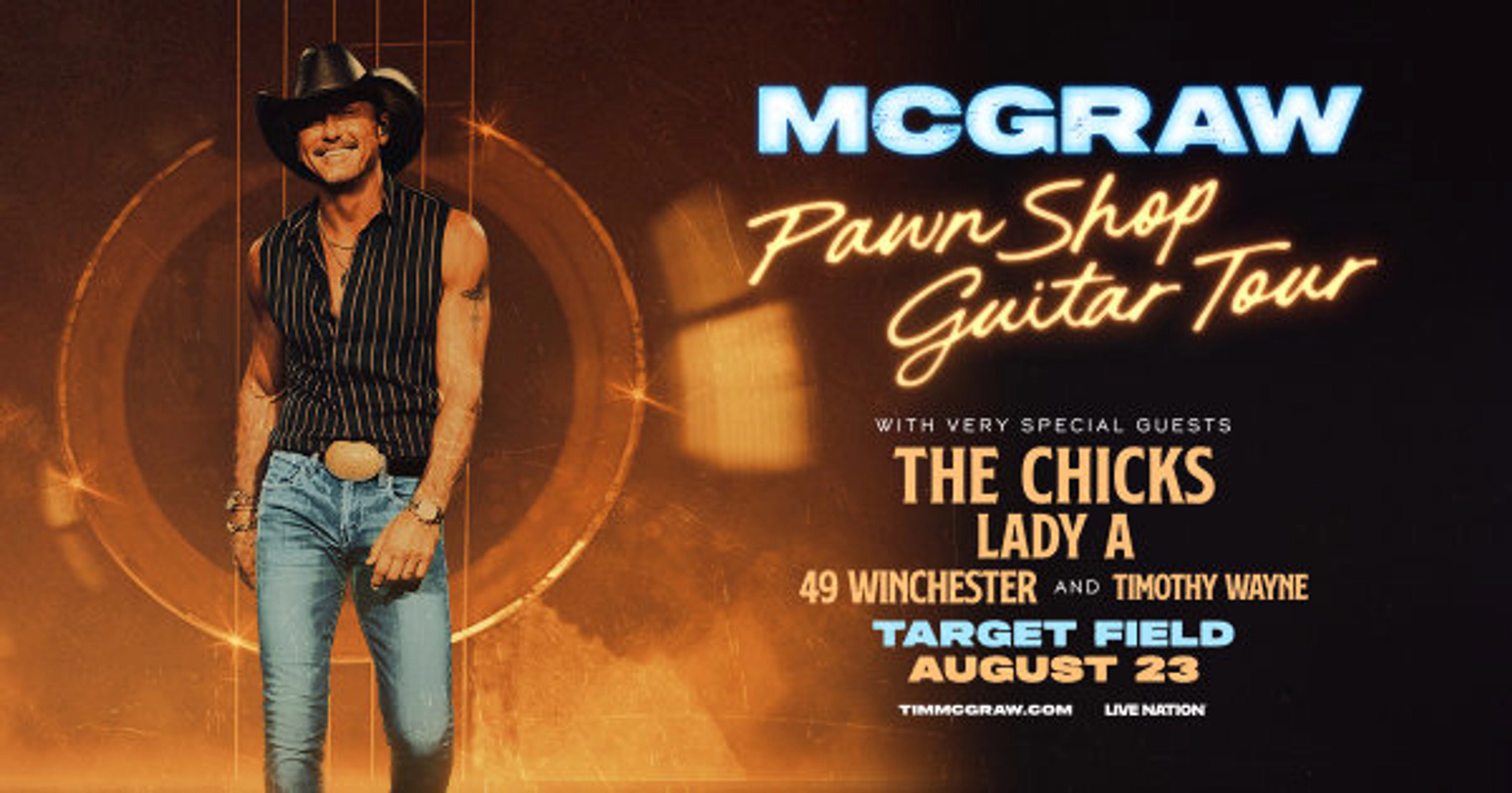 Win Tickets To Tim McGraw at Target Field!