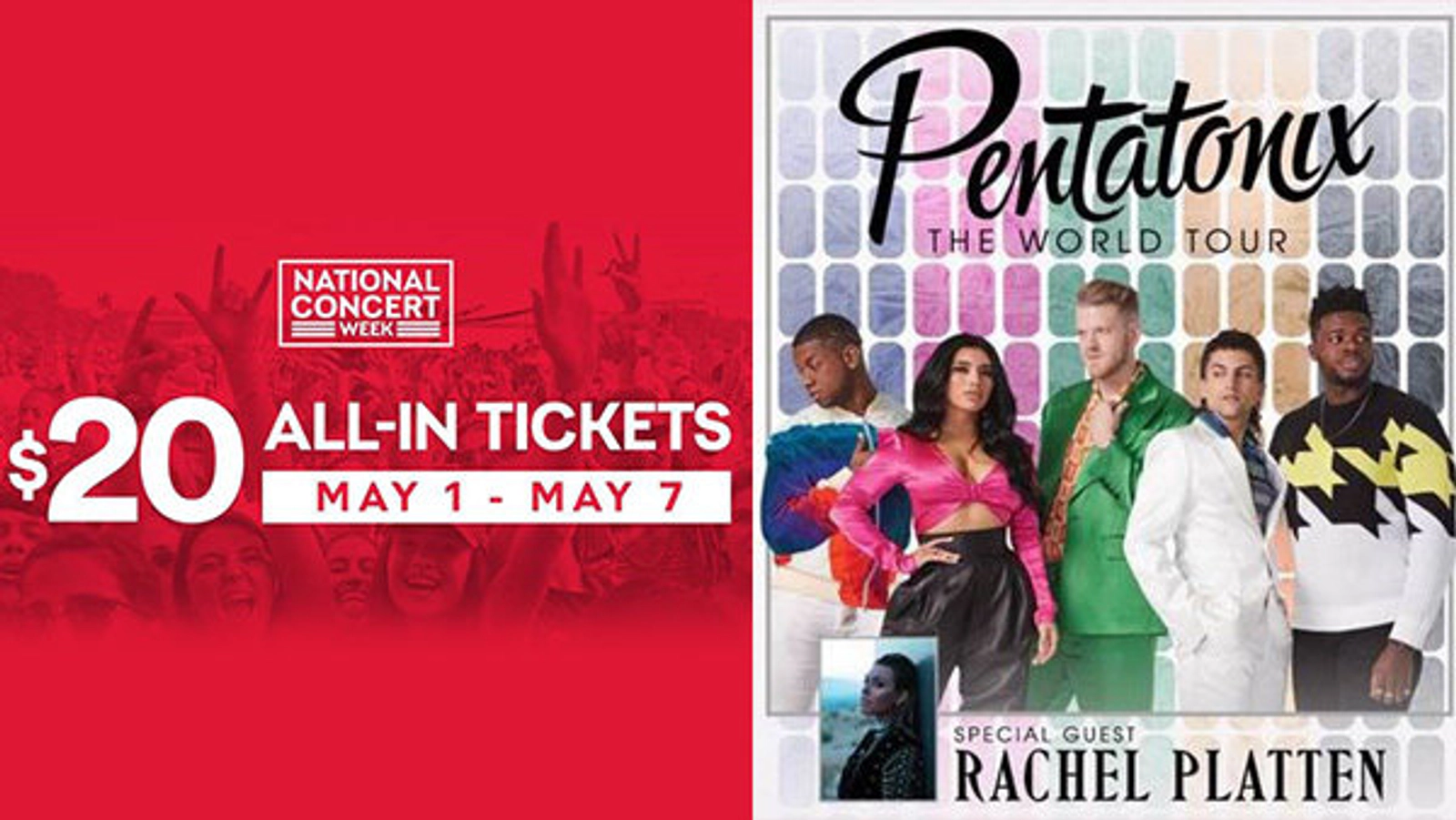  Live Nation National Concert Week: Pentatonix  - Thumbnail Image