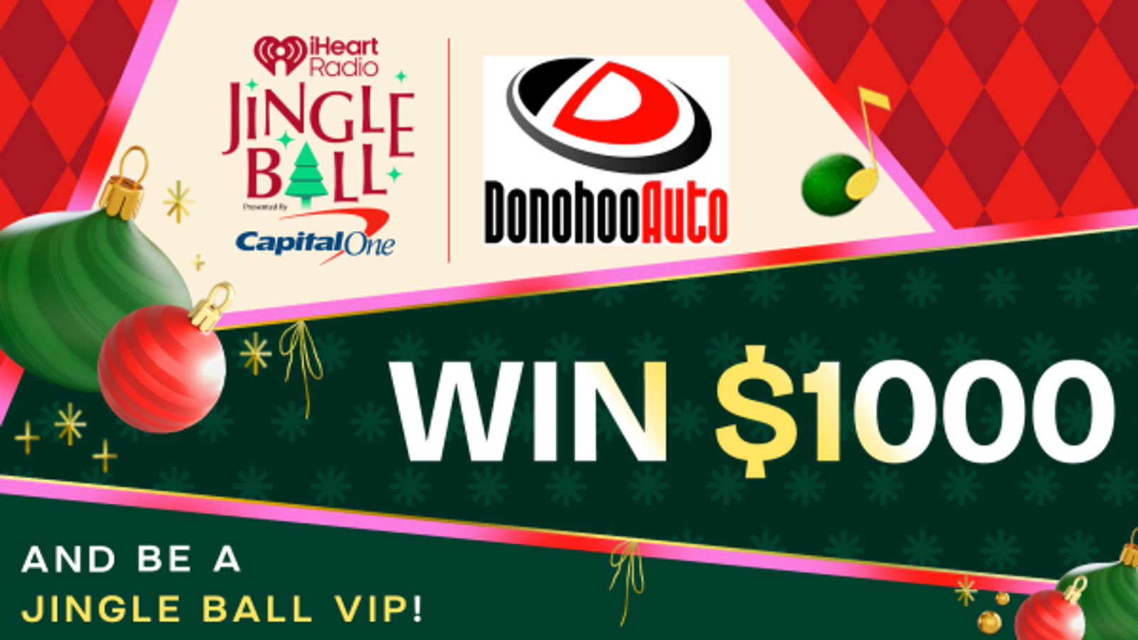 Listen To Win $1,000 & Be A Jingle Ball VIP