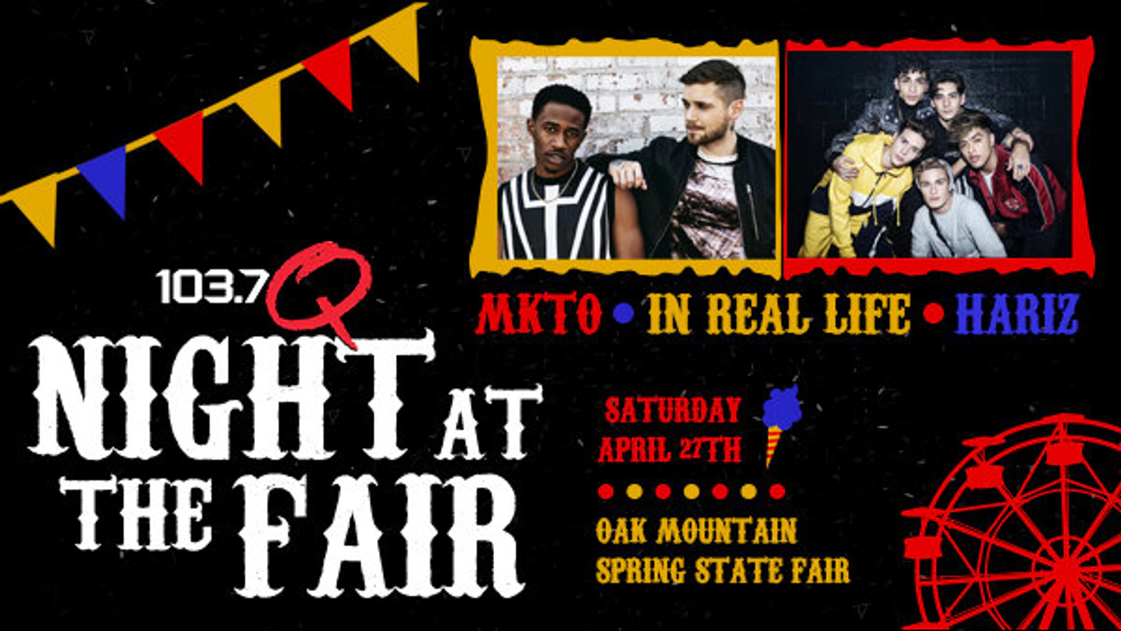        103.7 The Q Night at the Fair | Oak Mountain State Fair - Thumbnail Image