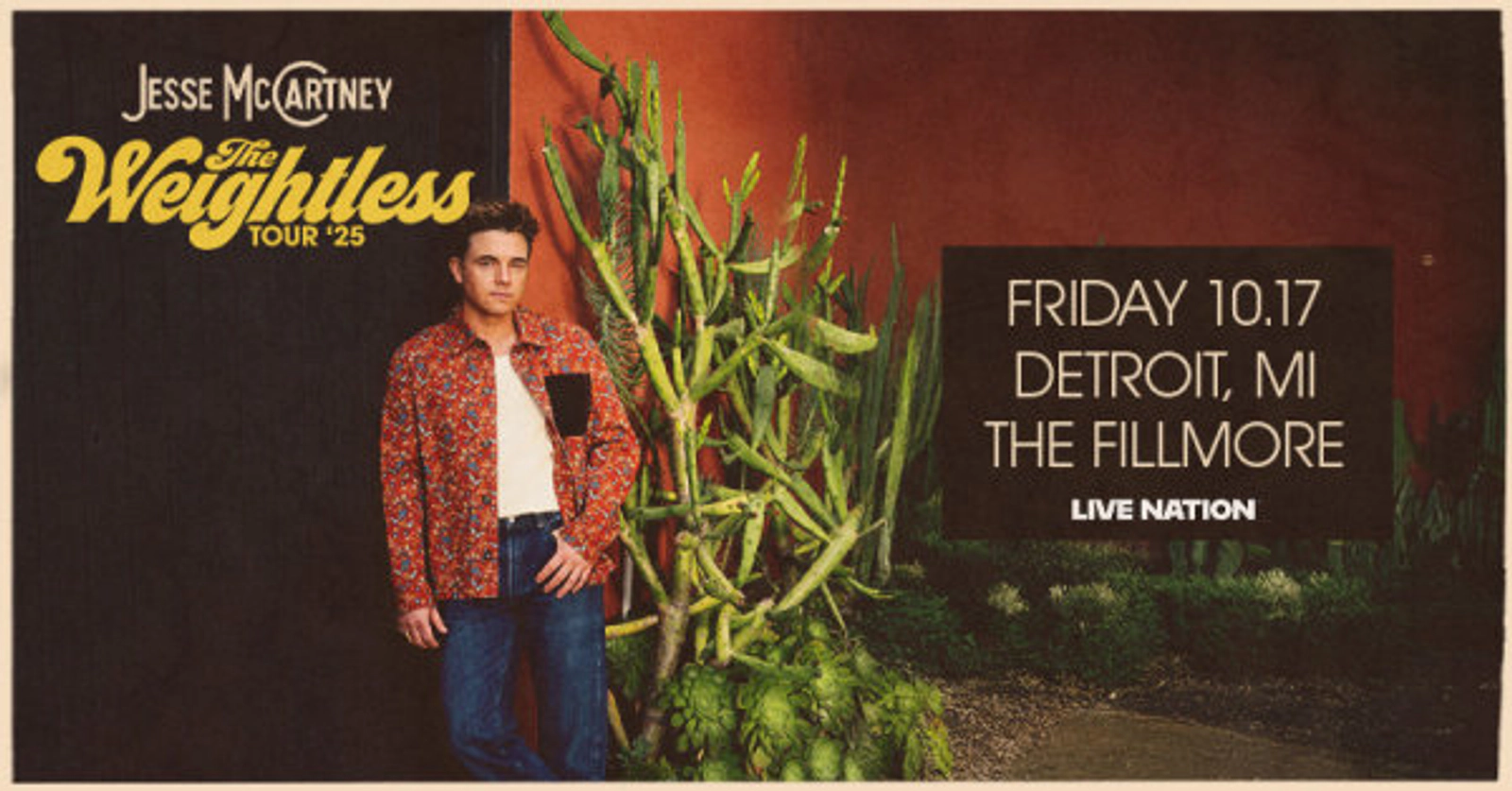 Win tickets to see Jesse McCartney