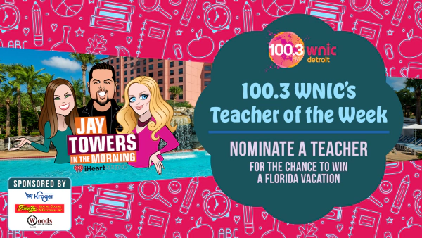 Jay Towers in the Morning Teacher of the Week