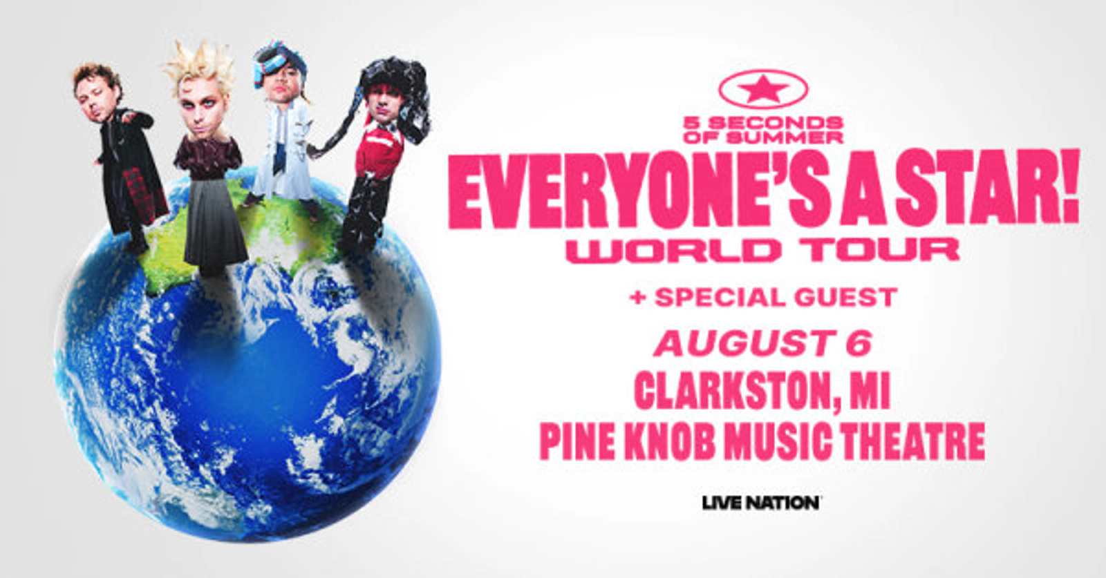 Win tickets to see 5 Seconds of Summer