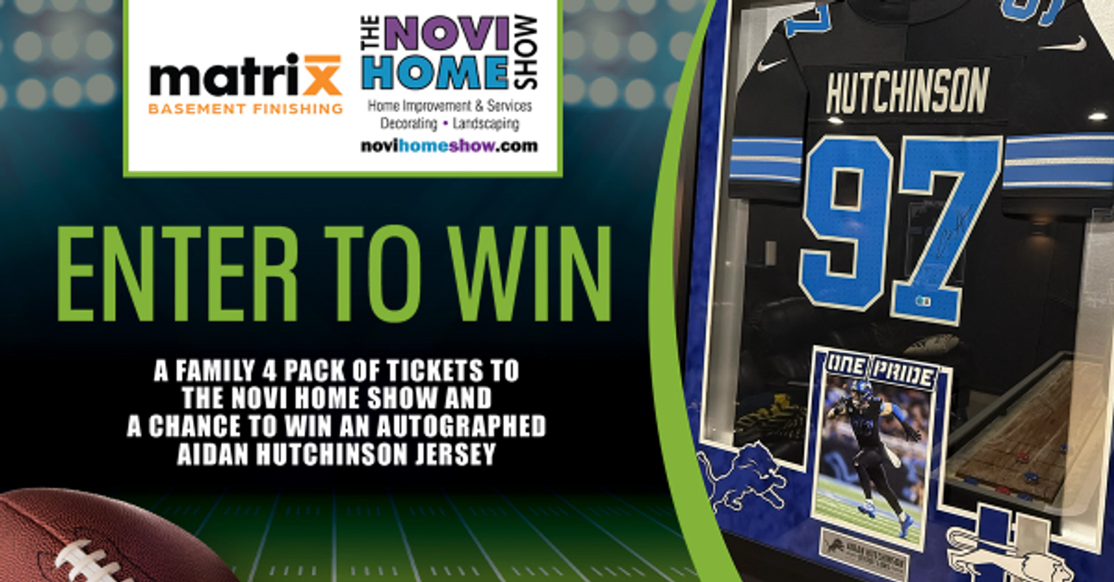 Win a family four pack to the Novi Home Show