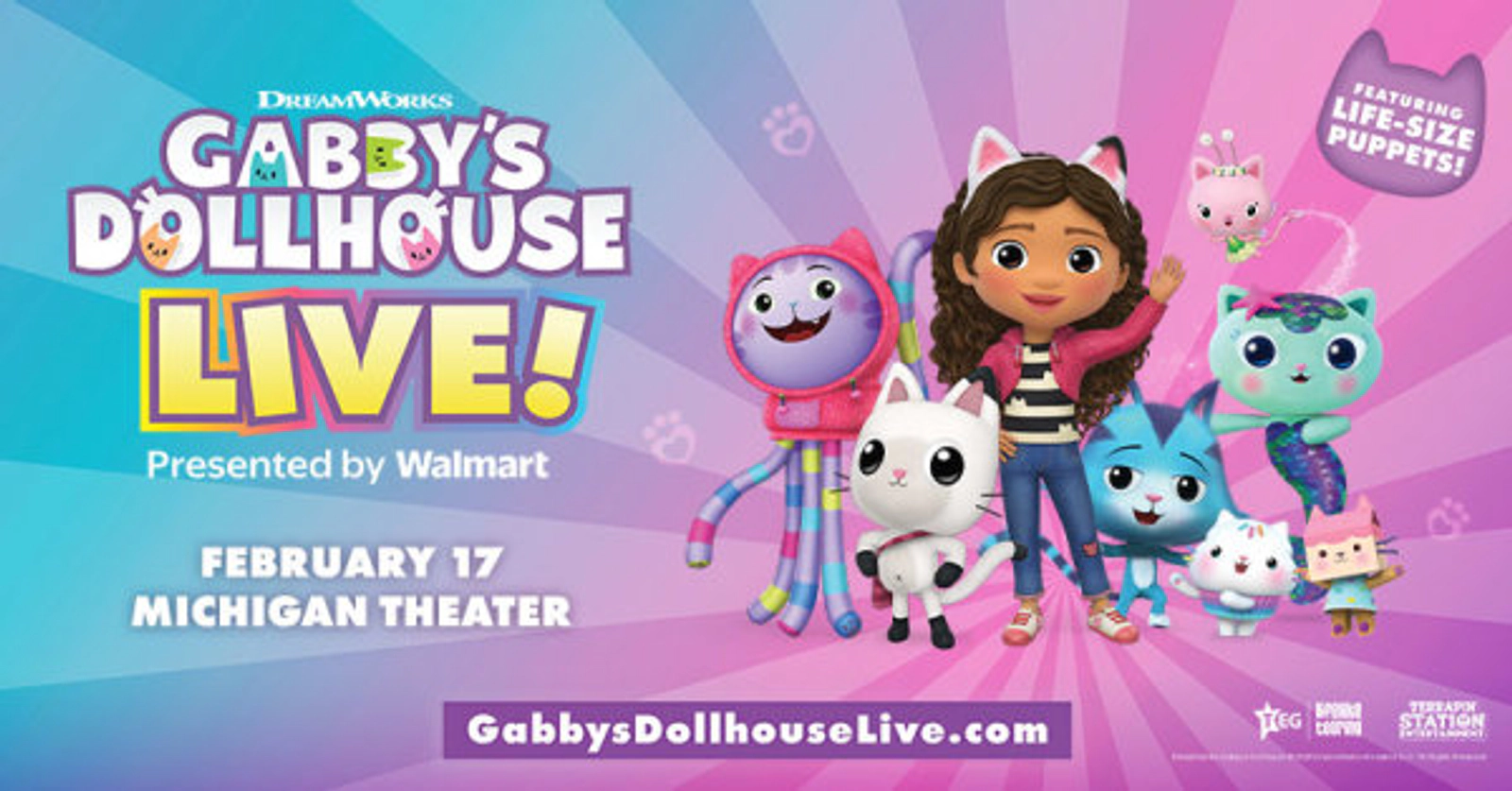 Win a family 4-pack of tickets to Gabby’s Dollhouse