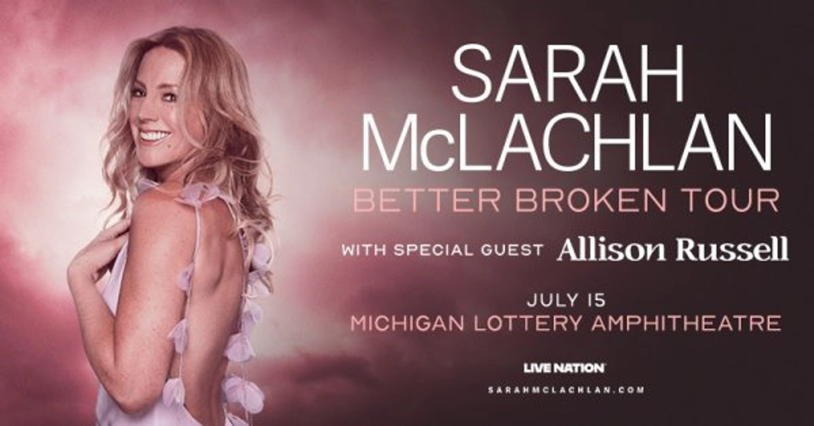 Win tickets to see Sarah McLachlan