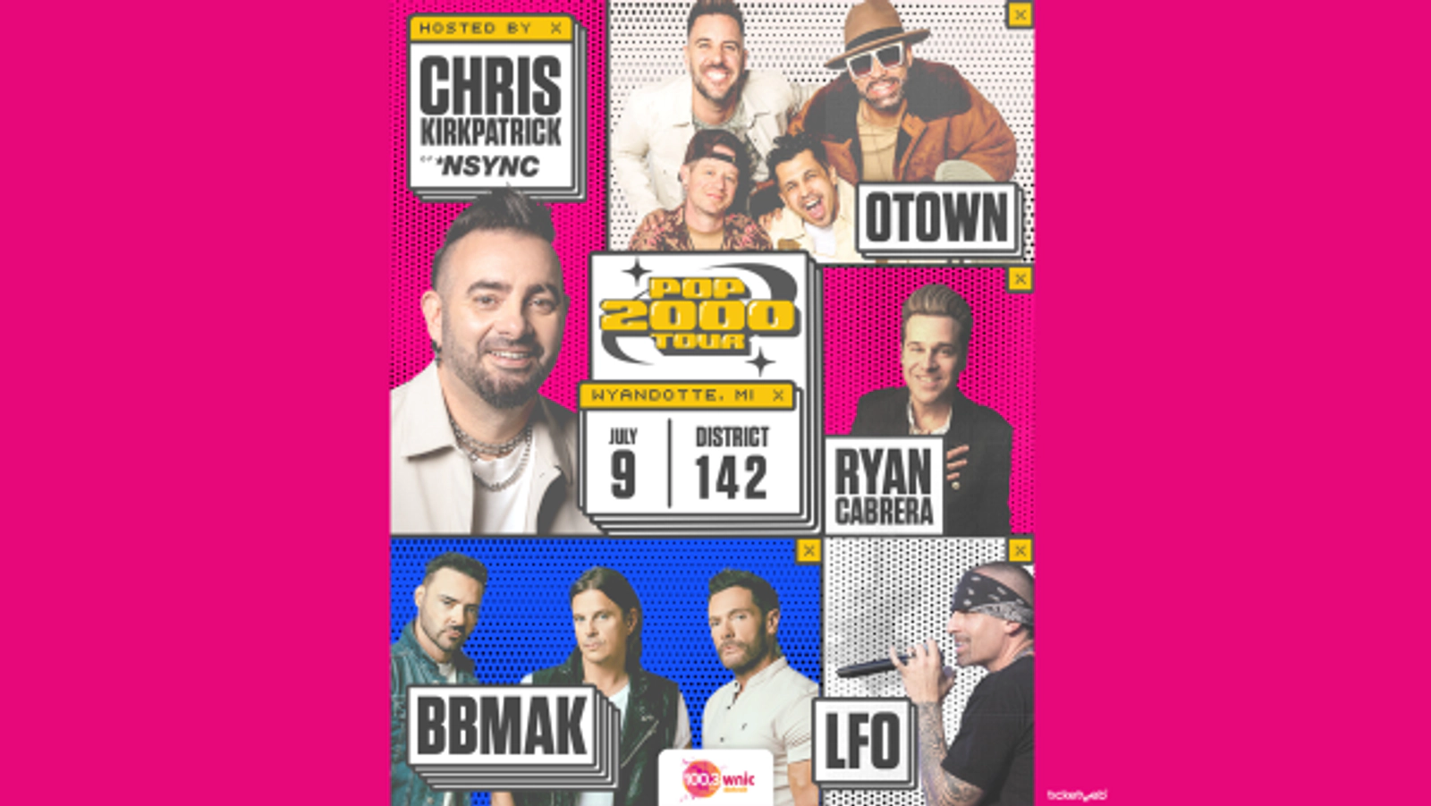 Win tickets to 100.3 WNIC Presents: Pop 2000 Tour