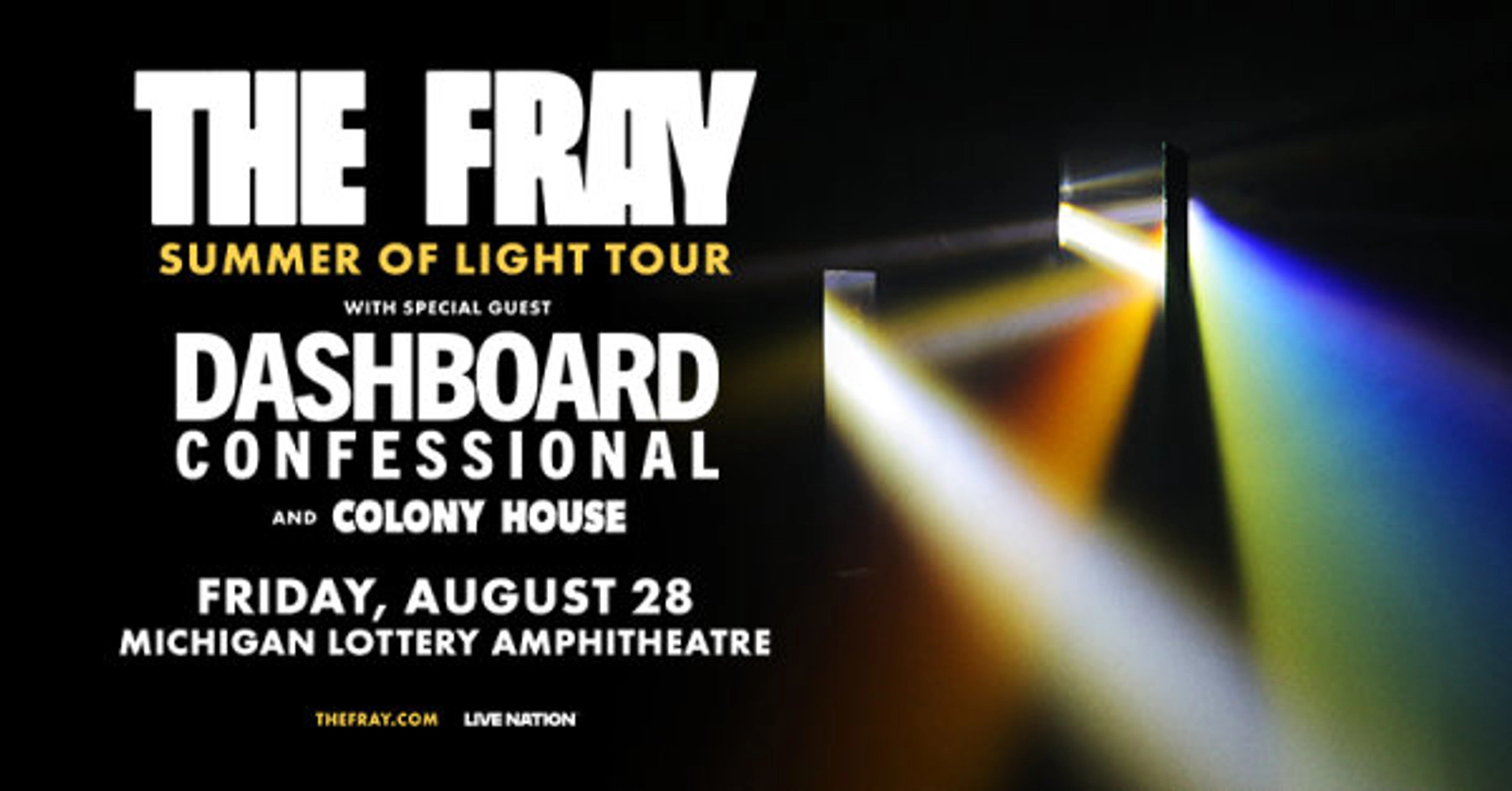 Win tickets to see The Fray with Dashboard Confessional