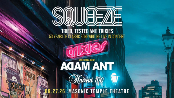 Win tickets to see Squeeze with Adam Ant