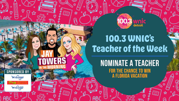 100.3 WNIC Could Send Teachers on a Florida Vacation!