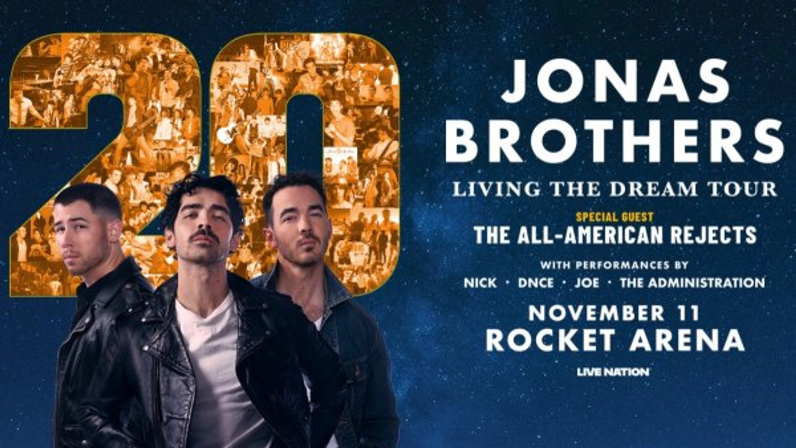 Win tickets to see The Jonas Brothers at Rocket Arena!