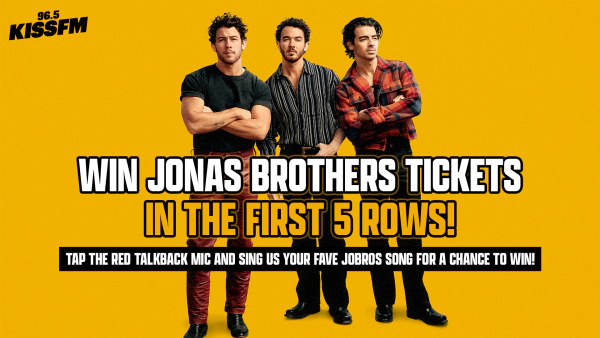 Win Jonas Brothers Tickets in the FIRST FIVE ROWS!