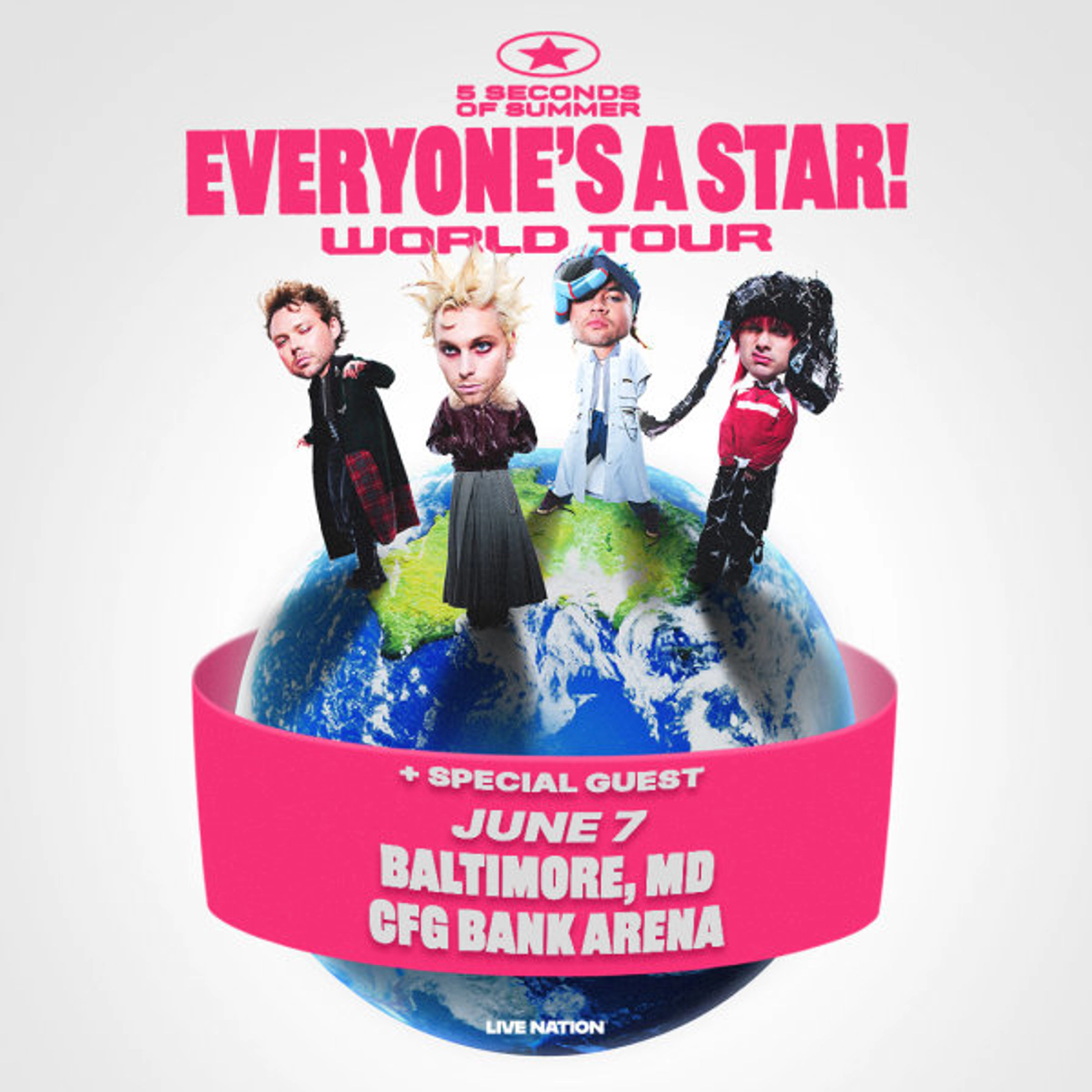 Win Tickets | 5 Seconds of Summer @ CFG Bank Arena | 6/7/26