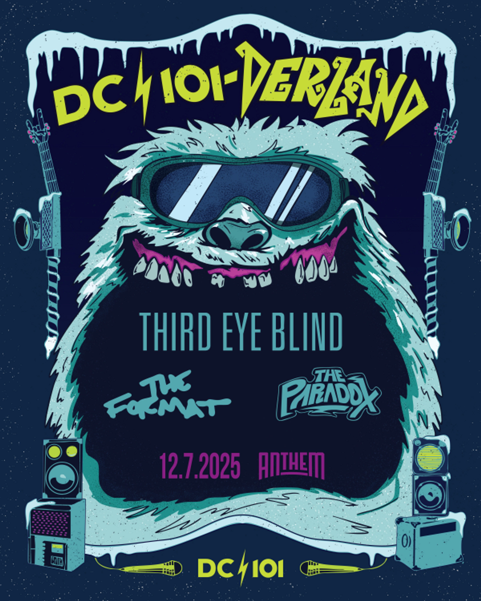 DC101-DERLAND | The Anthem 12/7/25 | Win on-air on DC101!