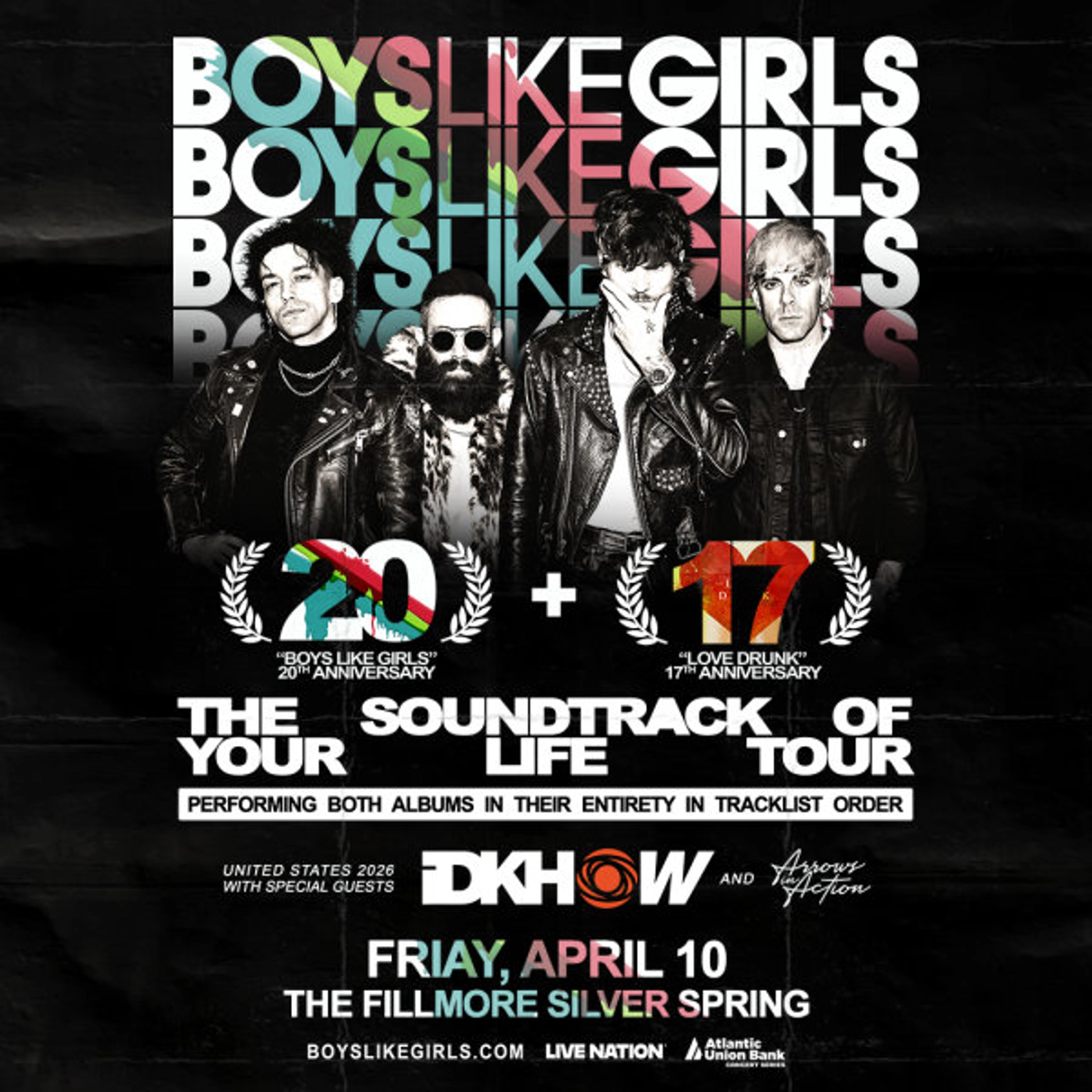 Win Tickets | Boys Like Girls @ The Fillmore | 4/10/26