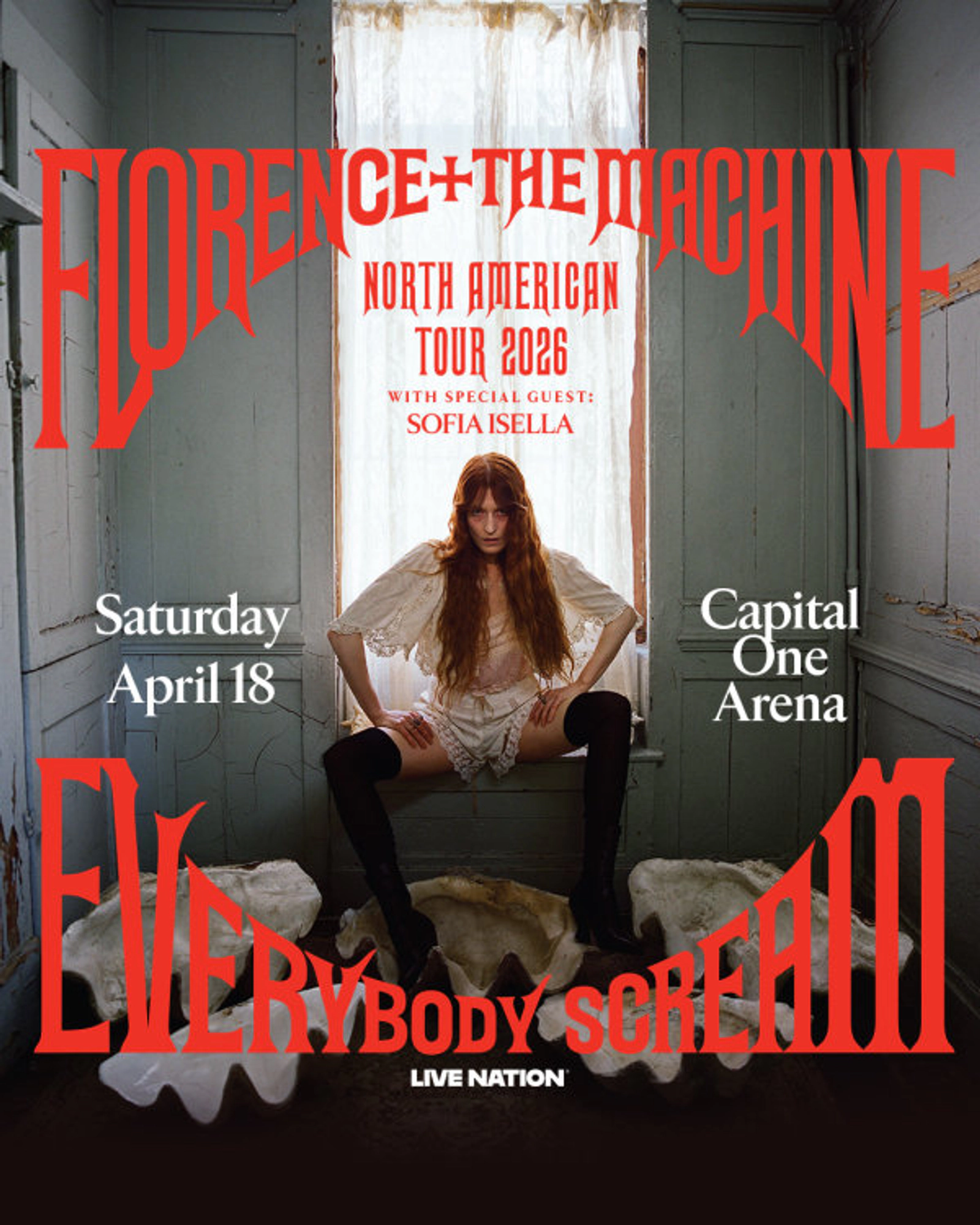 Florence + The Machine | Capital One Arena 4/18/26 | Win on-air with Mike Jones!