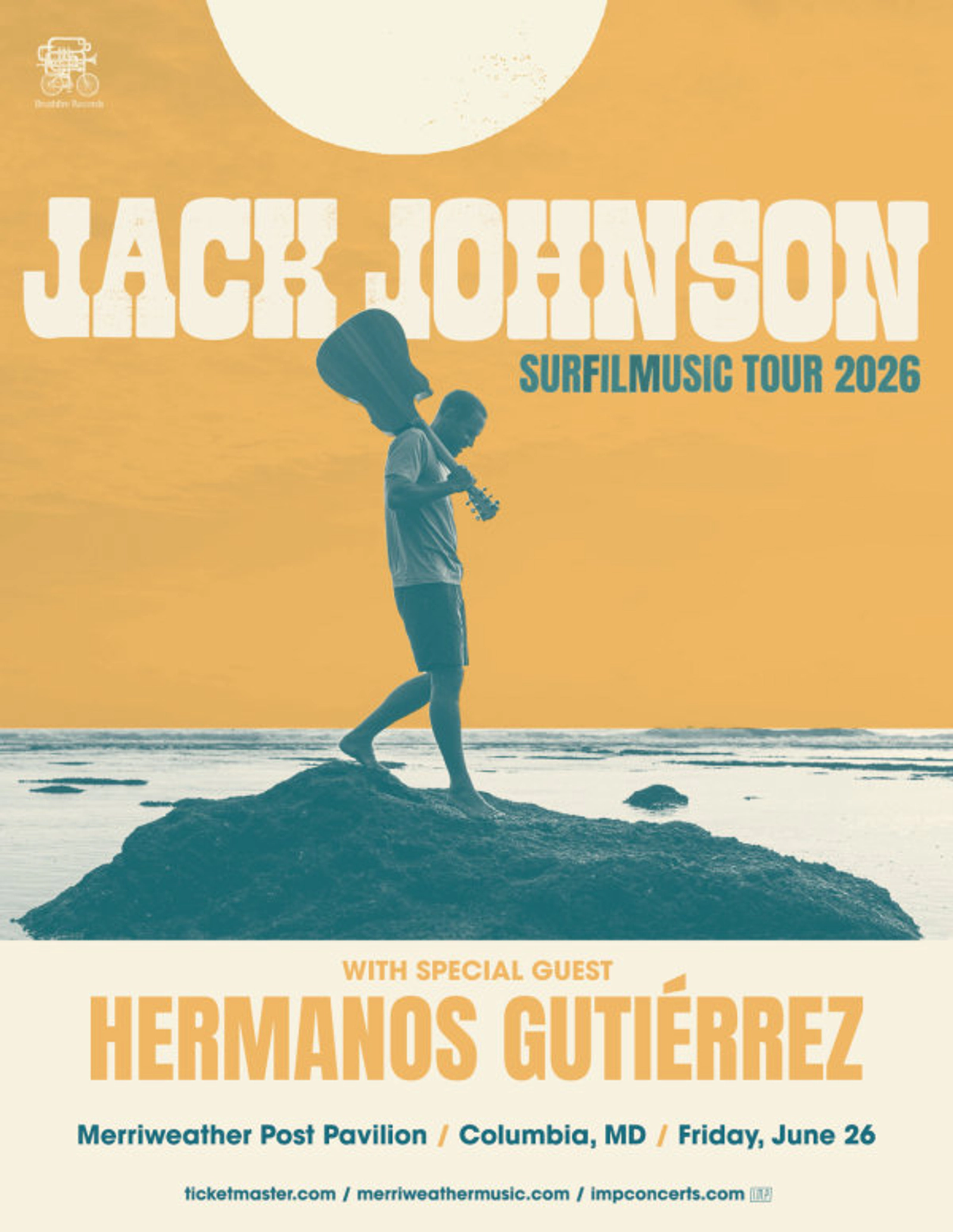 Jack Johnson | Merriweather Post Pavilion 6/26/26 | Win on-air with Tamo!