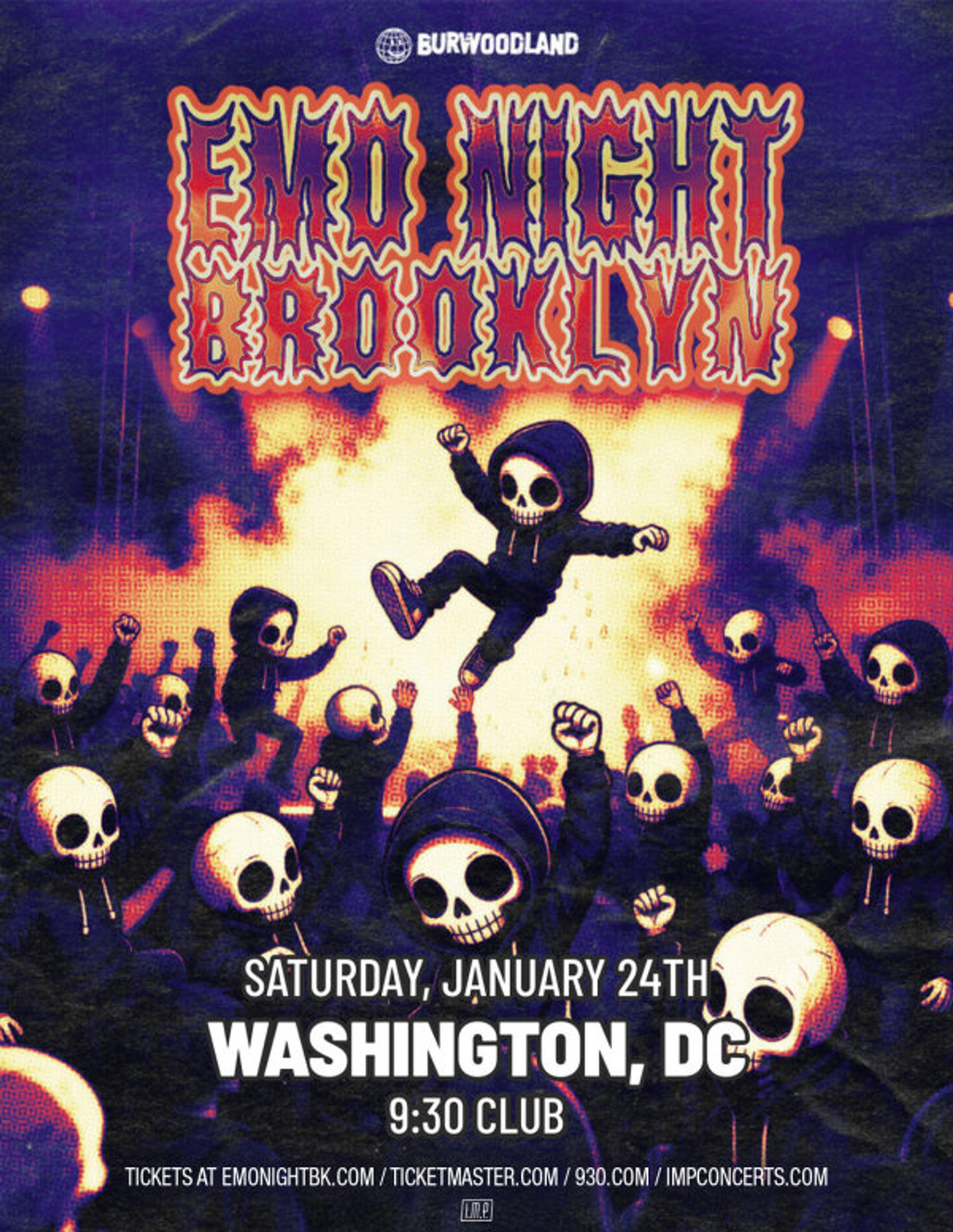 Emo Night Brooklyn | 9:30 Club 1/24/26 | Win on-air with Alex Mac!