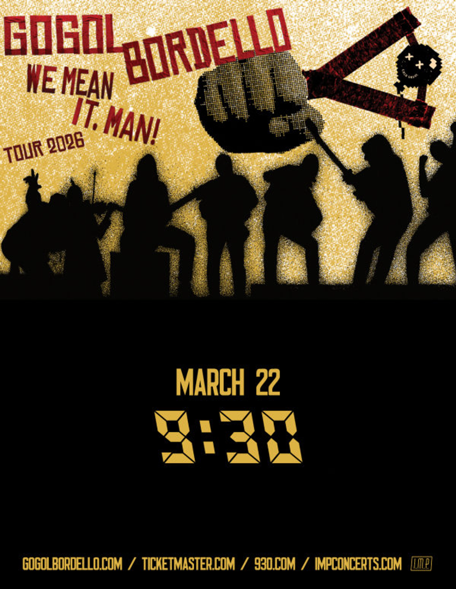 Win Tickets | Gogol Borello @ 9:30 Club | 3/22/26