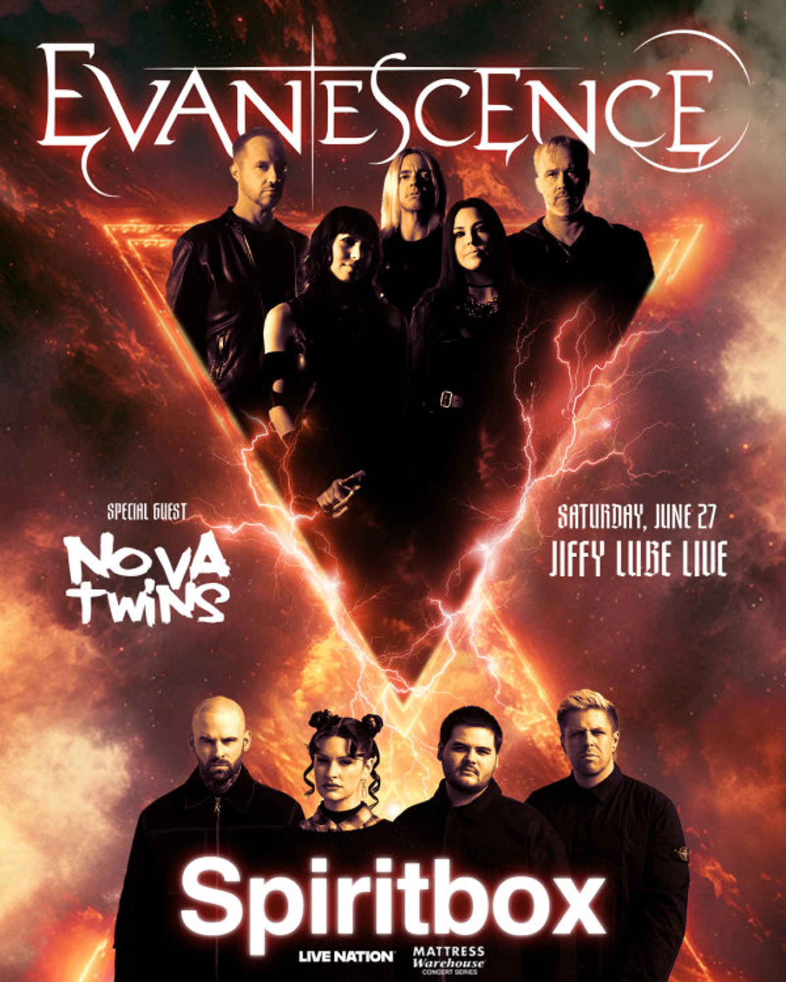 Evanescence | Jiffy Lube Live 6/27/26 | Win on-air with Mike Jones!