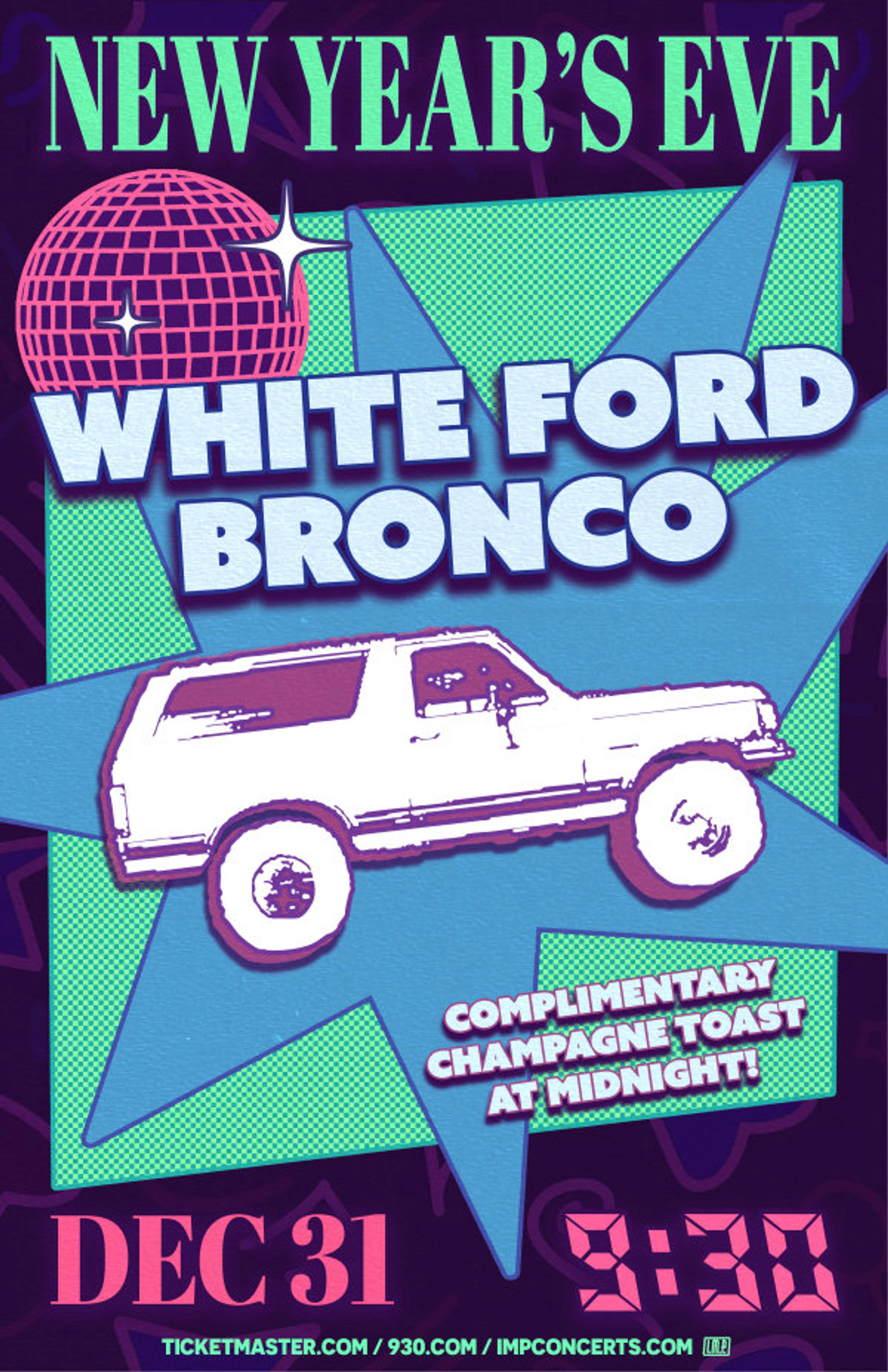White Ford Bronco | 9:30 Club 12/31/25 | Win on-air with Tamo!