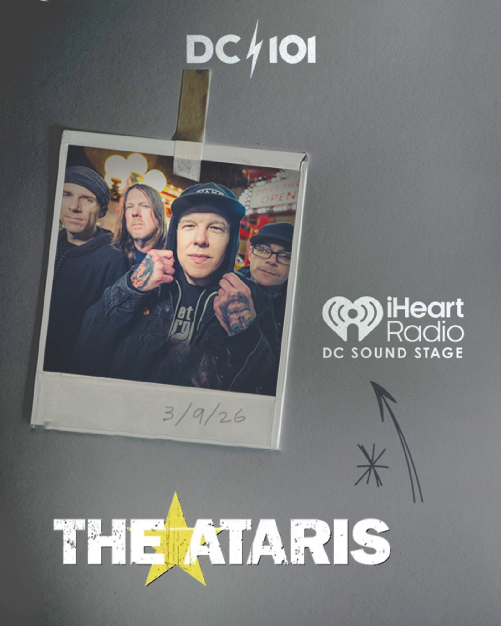 Win Tickets | The Ataris @ DC101 SoundStage | 3/26/26