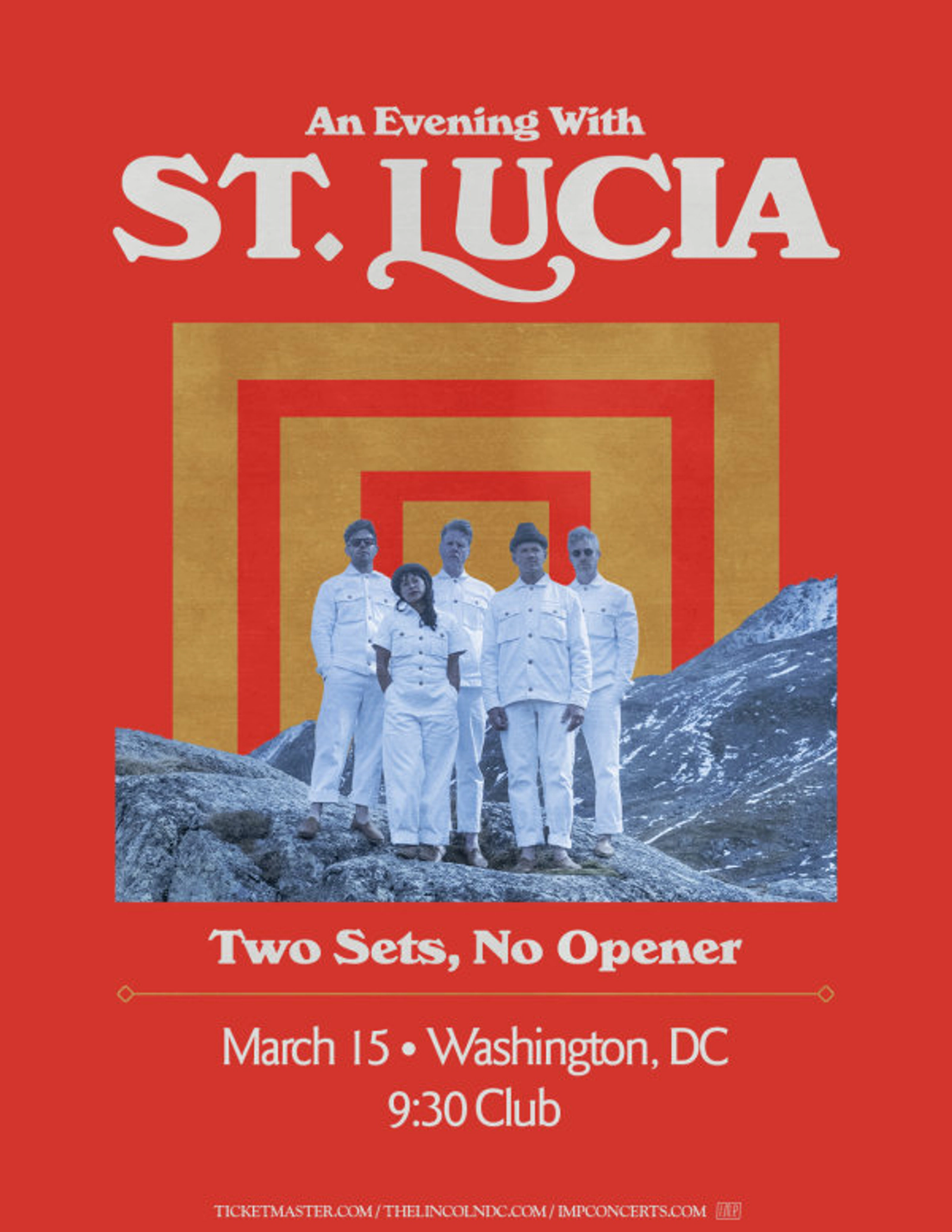 St. Lucia | 9:30 Club 3/15/26 | Win on-air with Alex Mac!