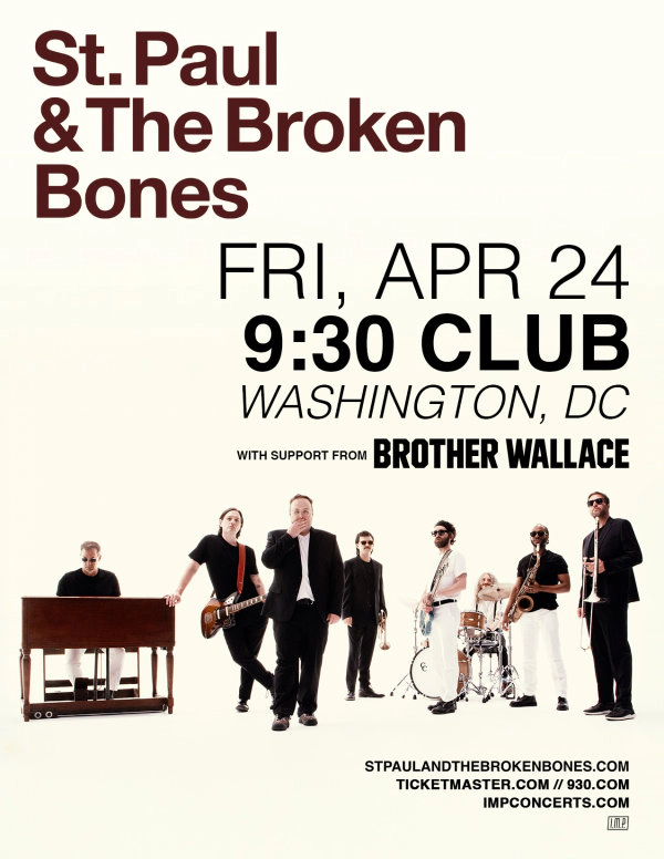 Win Tickets | St. Paul & The Broken Bones @ 9:30 Club | 4/24/26