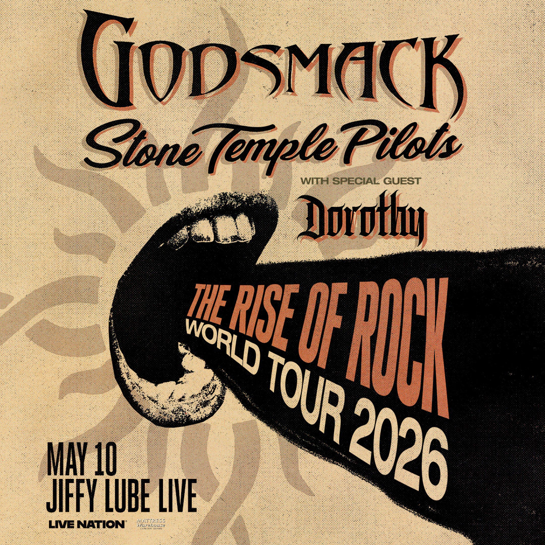Win Tickets| Godsmack at Jiffy Lube Live |  5/10/26
